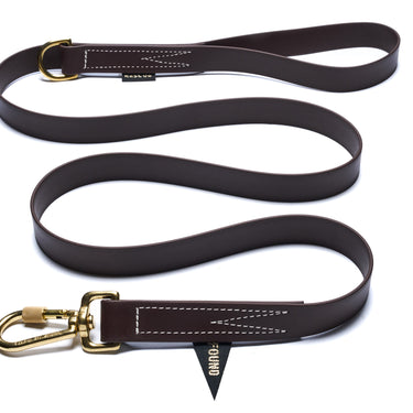 Water Resistant Standard 5ft Leash, Brown | Found My Animal