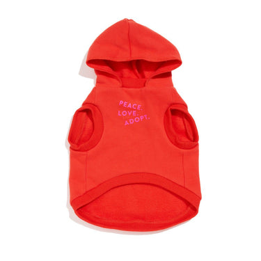 Big Full Heart Animal Hoodie, Coral Orange + Neon PinkBig Full Heart Animal HoodiesFound My AnimalXS