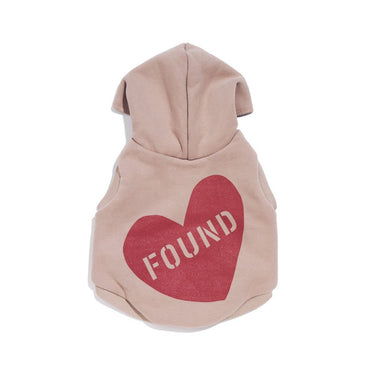 Big Full Heart Animal Hoodie, Taupe + RustBig Full Heart Animal HoodiesFound My AnimalXS