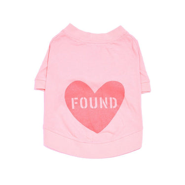 Found My Animal Big Full Heart Animal T-Shirt, Pale Coral + CoralStudio T-ShirtsFound My AnimalXS