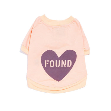 Found My Animal Big Full Heart Animal T-Shirt, Peach + PlumBig Full Heart Animal T-ShirtsFound My AnimalXS