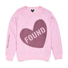 Found My Animal Big Full Heart Sweatshirt, Pink + MauveBig Full Heart SweatshirtsFound My AnimalXS