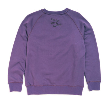 Found My Animal Big Full Heart Sweatshirt, Purple + PlumBig Full Heart SweatshirtsFound My AnimalXS