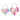 Found My Animal Heart Rope Tie Dye Dog ToyToysFound My AnimalS
