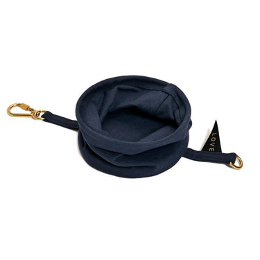 Found My Animal Midnight Cotton Canvas Collapsible Dog Water BowlDog BowlsFound My Animal