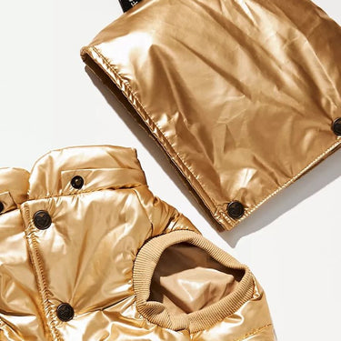Found My Animal X Anthropologie Puffer Coat With Removable Hood, GoldPuffers, Hoodies, CoatsFound My AnimalS