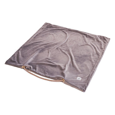 Grey Washable Velvet Dog Bed CoverDog BedsFound My AnimalM