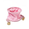 Light Pink Cotton Canvas Collapsible Cat & Dog Water BowlDog BowlsFound My Animal