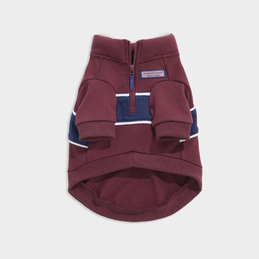 Vineyard Vines X Fma Pet Varsity Stripe Shep Shirt, CrimsonVineyard Vines CollectionFound My AnimalXS